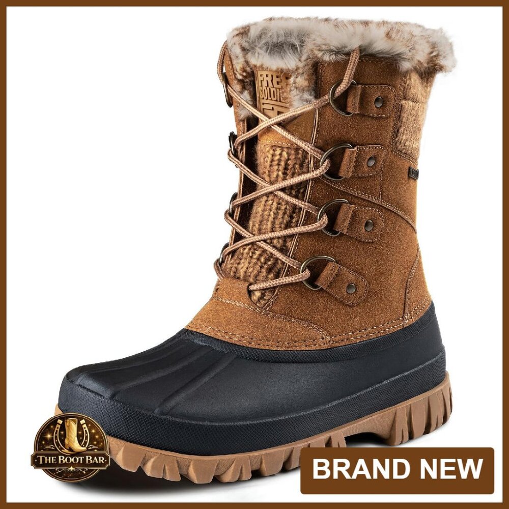 Waterproof Insulated Snow Boots Women's Winter Outdoor Fashion Duck Boots